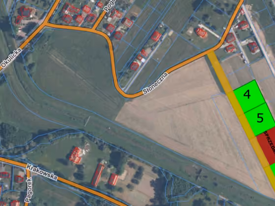 Działka na sprzedaż – Krzeczów – zdjęcie 2